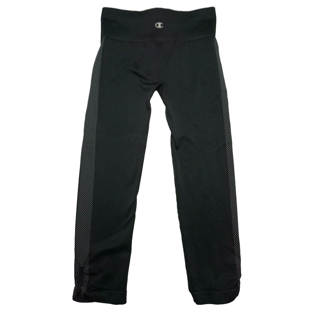 Champion Women Small Play Like‎ A Champion Nylon Stretch Blend Athletic Leggings